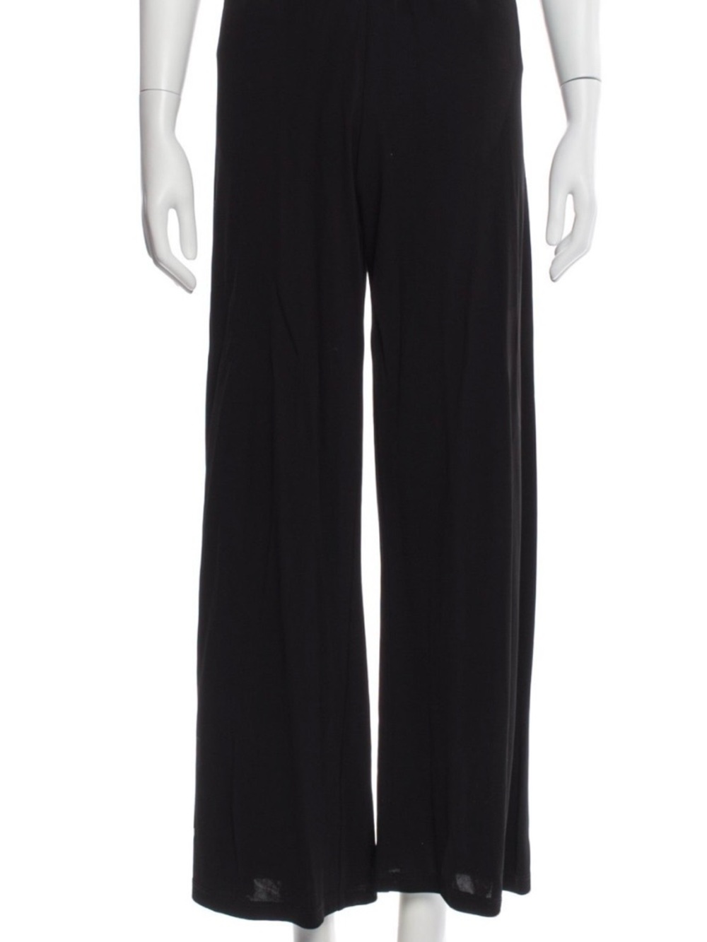 cult gaia Black Wide-Leg Women's Pants